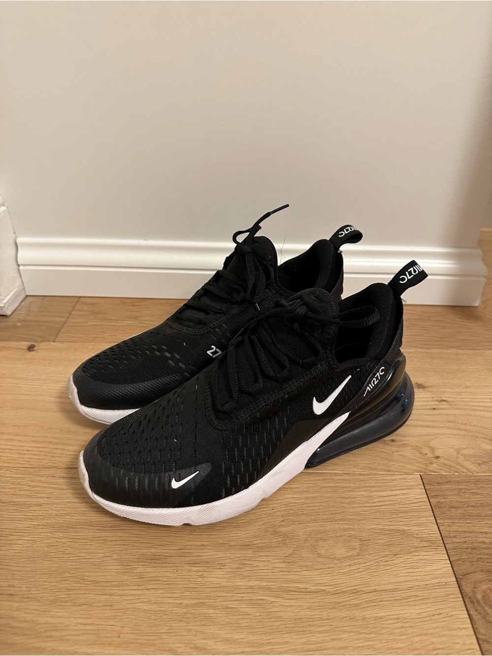 Nike Women’s Air Max 270 Athletic Sneakers - Black/White
